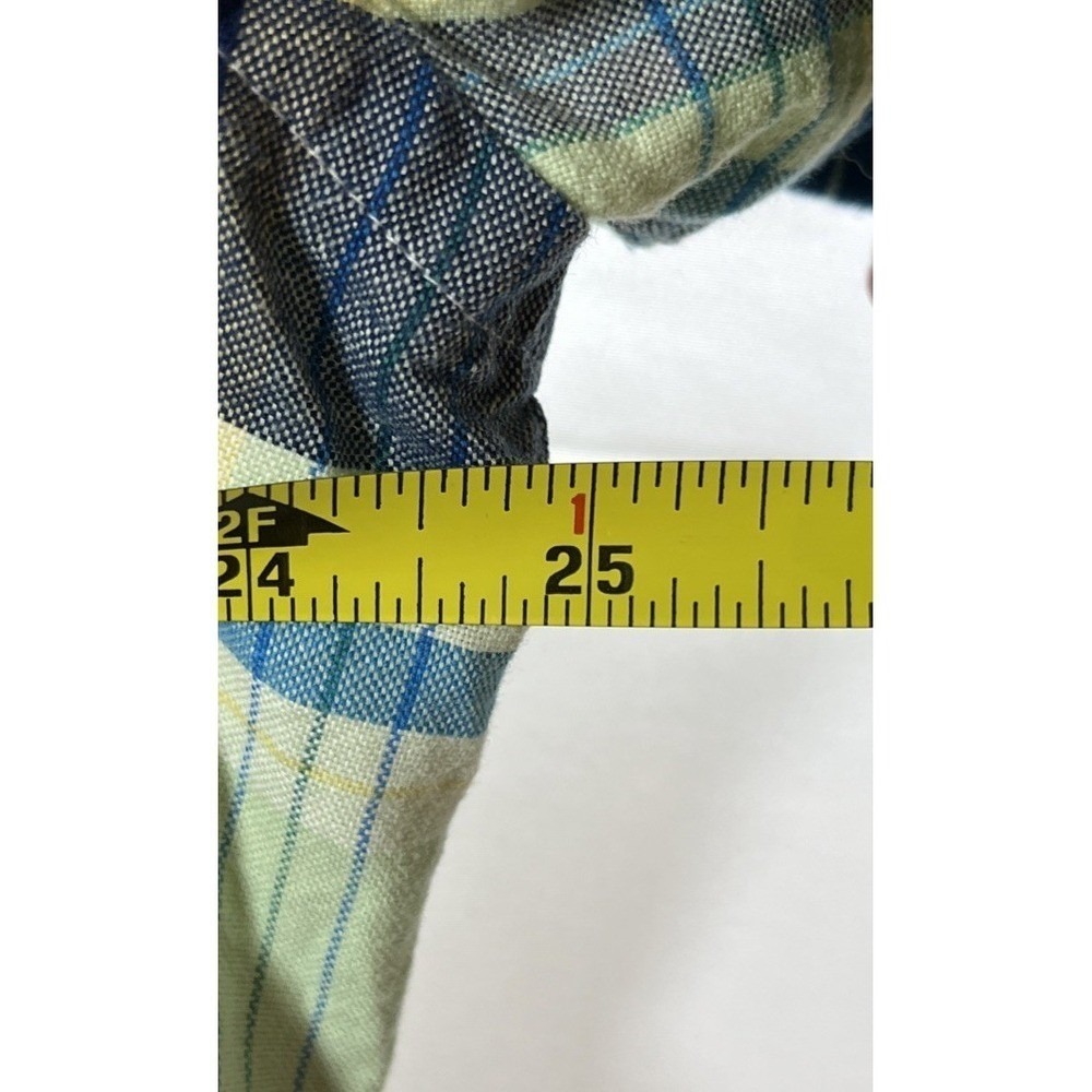 Saddlebred Shirt‎ XL Johnny Cash San Quentin 100%Cotton Relaxed Fit Plaid - Picture 5 of 5